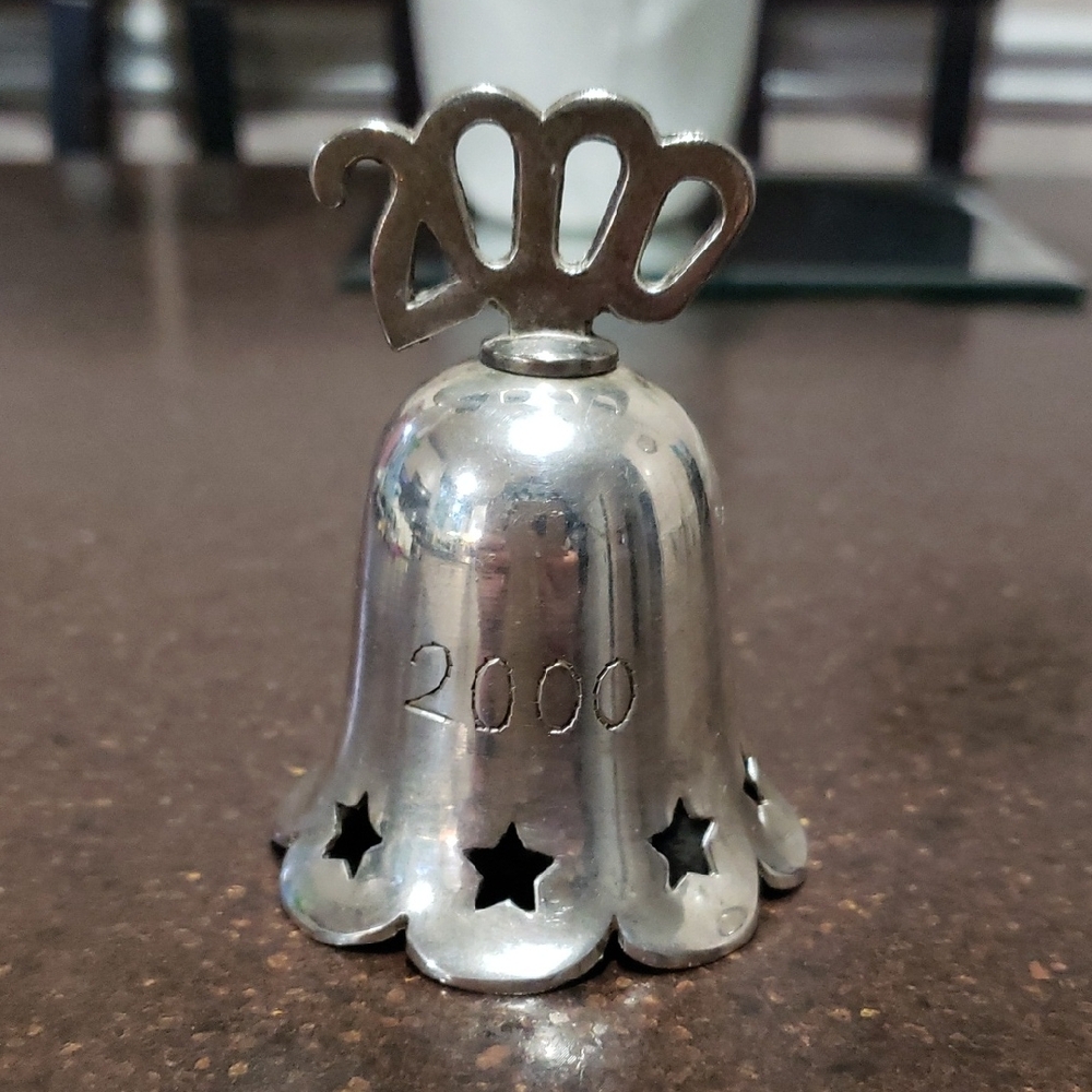 International silver plated co New Year Bell Year 2000 Y2K Millennium